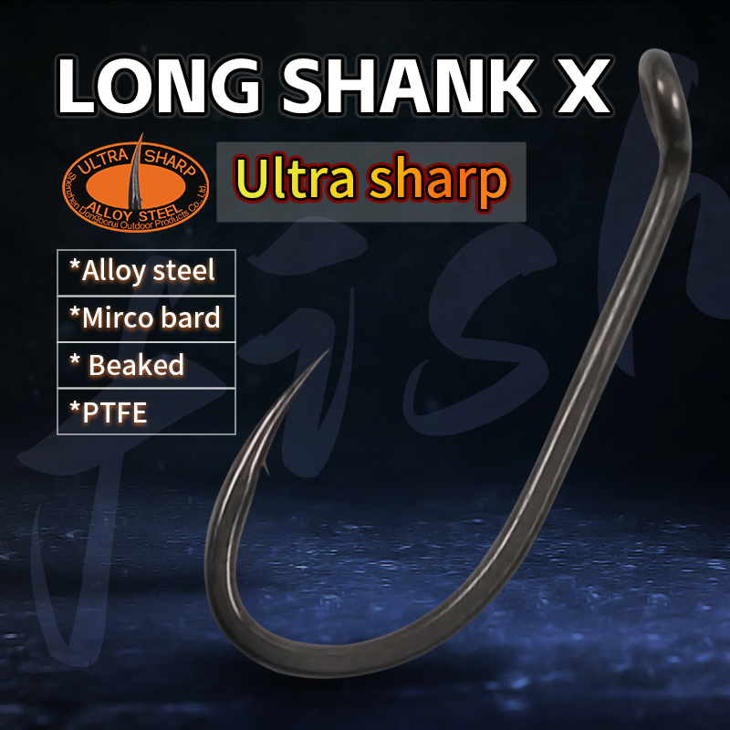 Fishing Hook Barbless - 10 шт., крючок для ловли карпа,