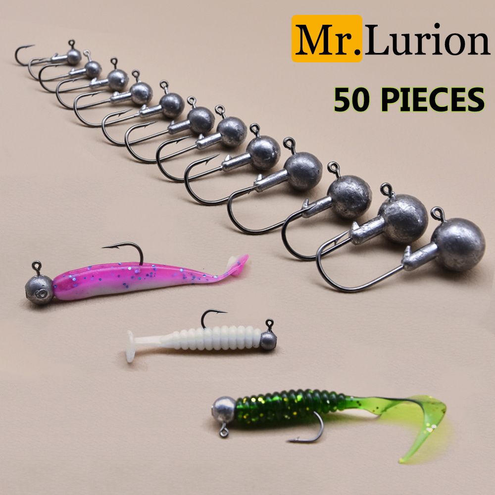 Fishing Hook Weedless - Рыболовные крючки MrLurion, 50 шт., 1-28
