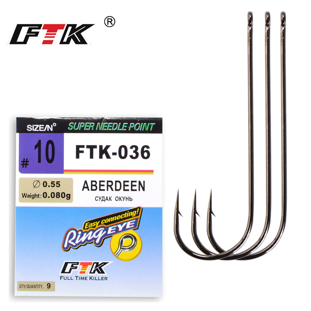 Fishing Hook Barbless - Крючки для морской рыбалки, 5-9, шт./упак.,