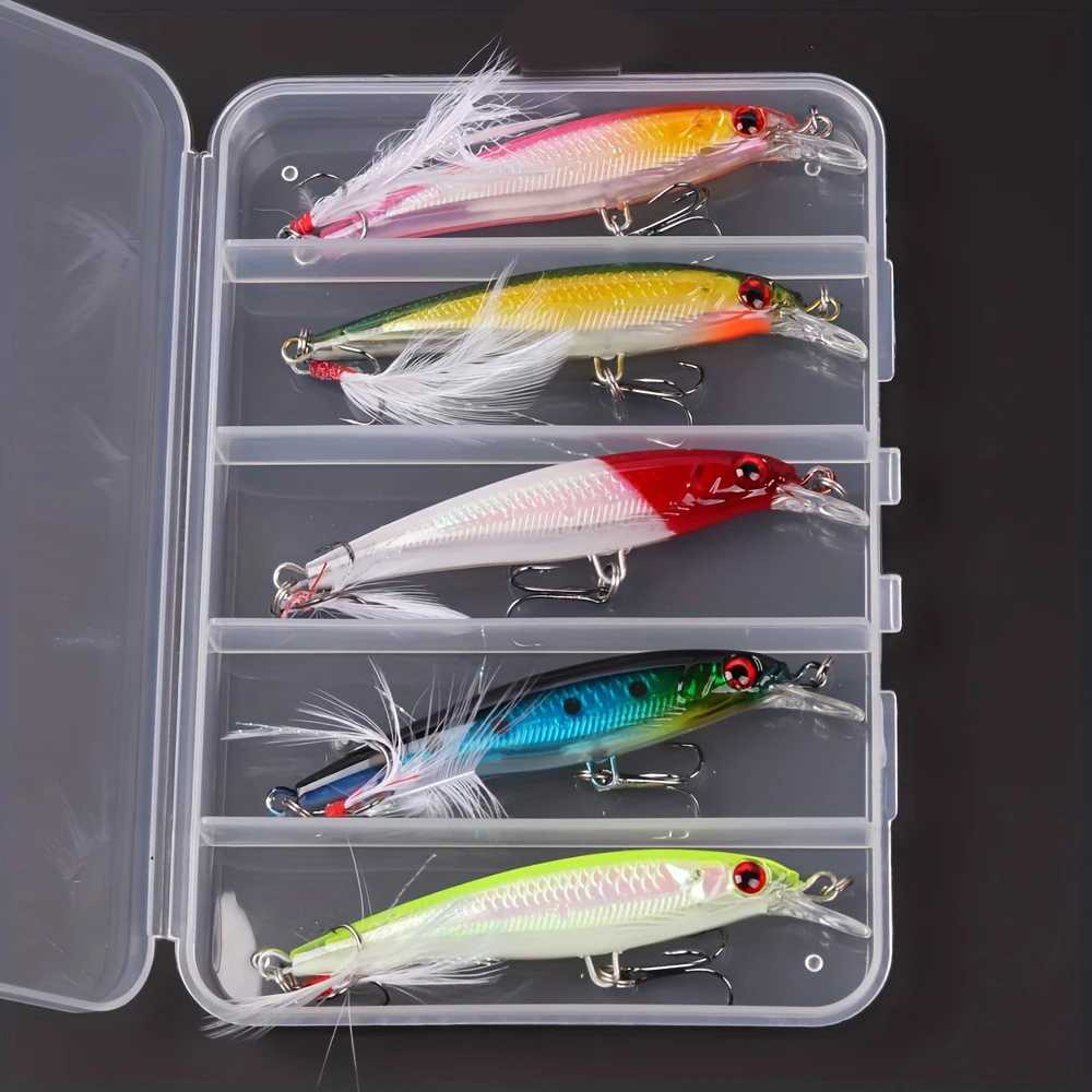 Laser 3D Eyes Bionic Minnow Fi – обзор и цена Fishing Hook Box