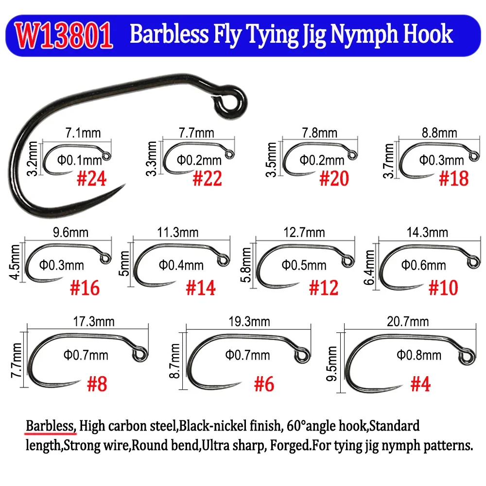200 шт., рыболовные крючки с з – обзор и цена Fishing Hook Barbless
