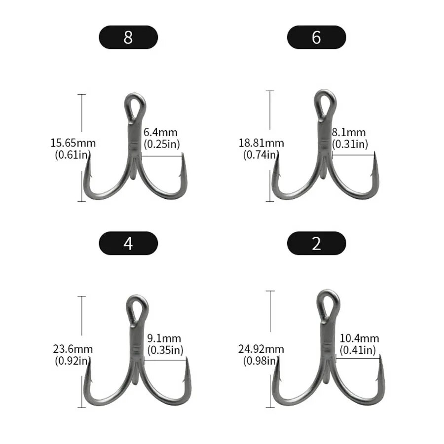Рыболовные тройные крючки из в – обзор и цена Fishing Hook Barbless