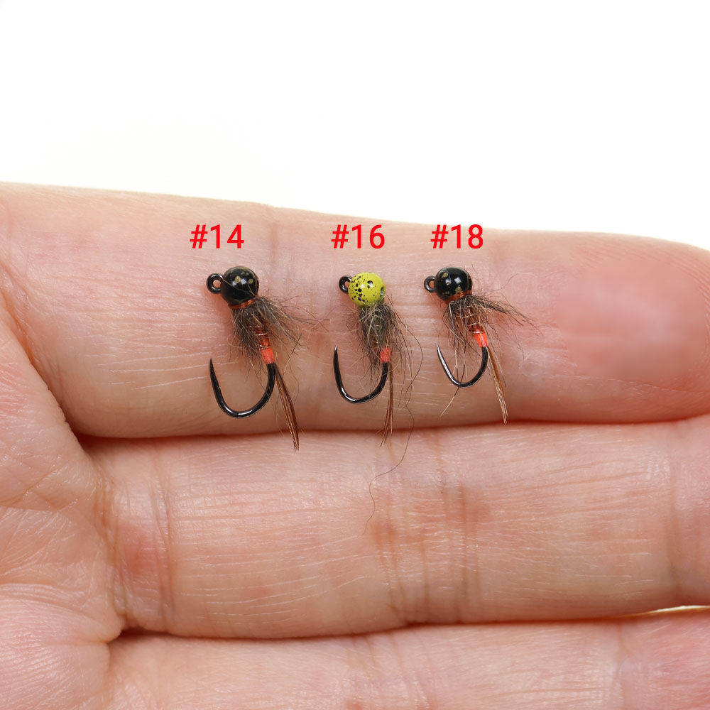 Набор из 6 штук: Нимфы-джиги с – обзор и цена Fishing Hook Barbless