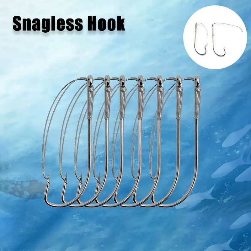 20/40 шт. офсетные червячные к – обзор и цена Fishing Hook Weedless