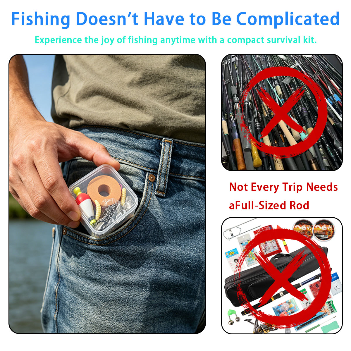 Портативный набор снаряжения д – обзор и цена Fishing Hook Box
