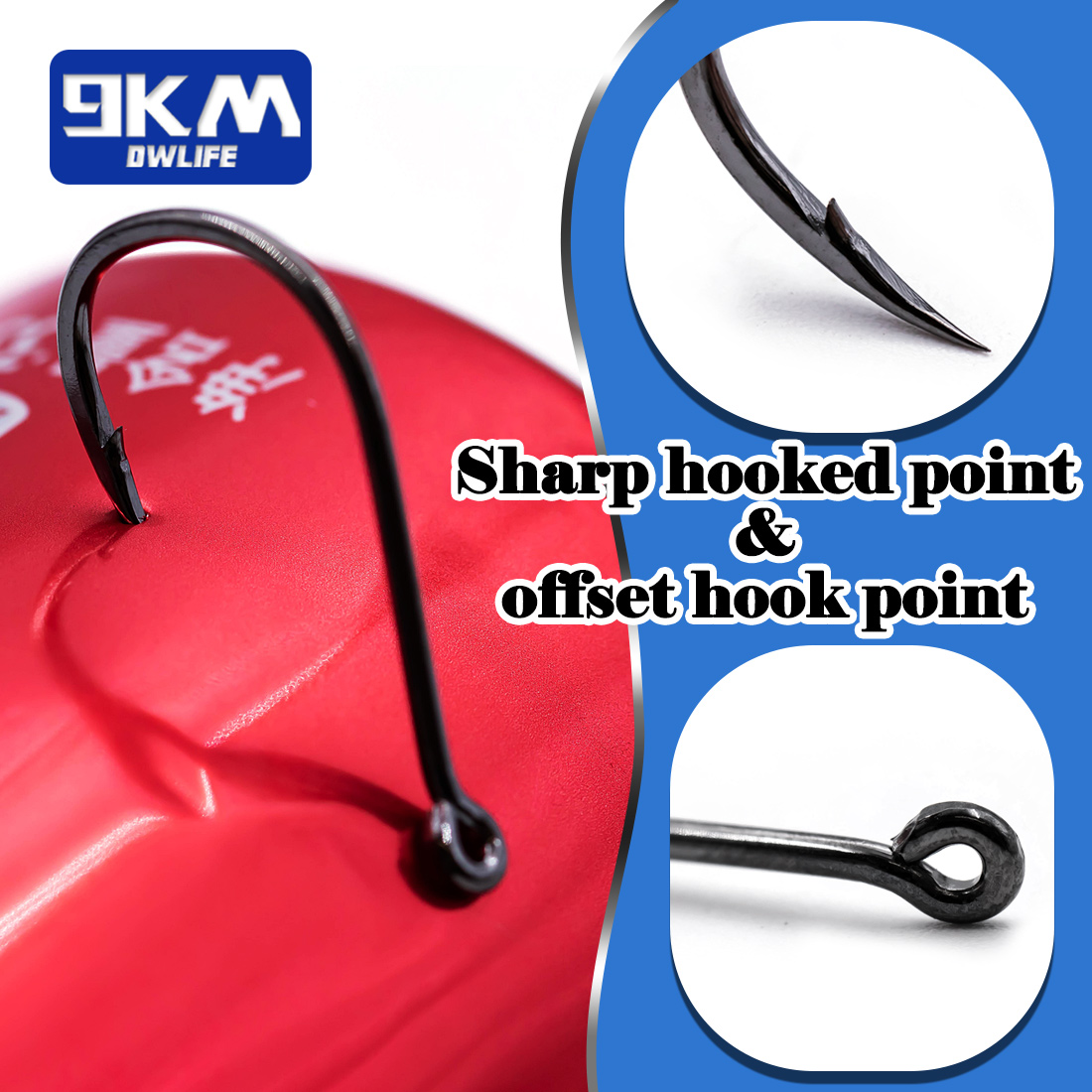 9 км Iseama рыболовные крючки  – обзор и цена Fishing Hook Barbless